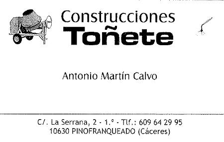 Imagen Construcciones Toñete