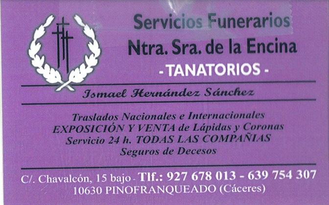 Imagen Servicios Funerarios Nuestra Sra. de la Encina