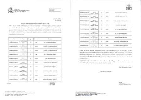 Imagen ANUNCIO DE INFORMACIÓN PÚBLICA: EXPROPIACIONES EX 09/06-02